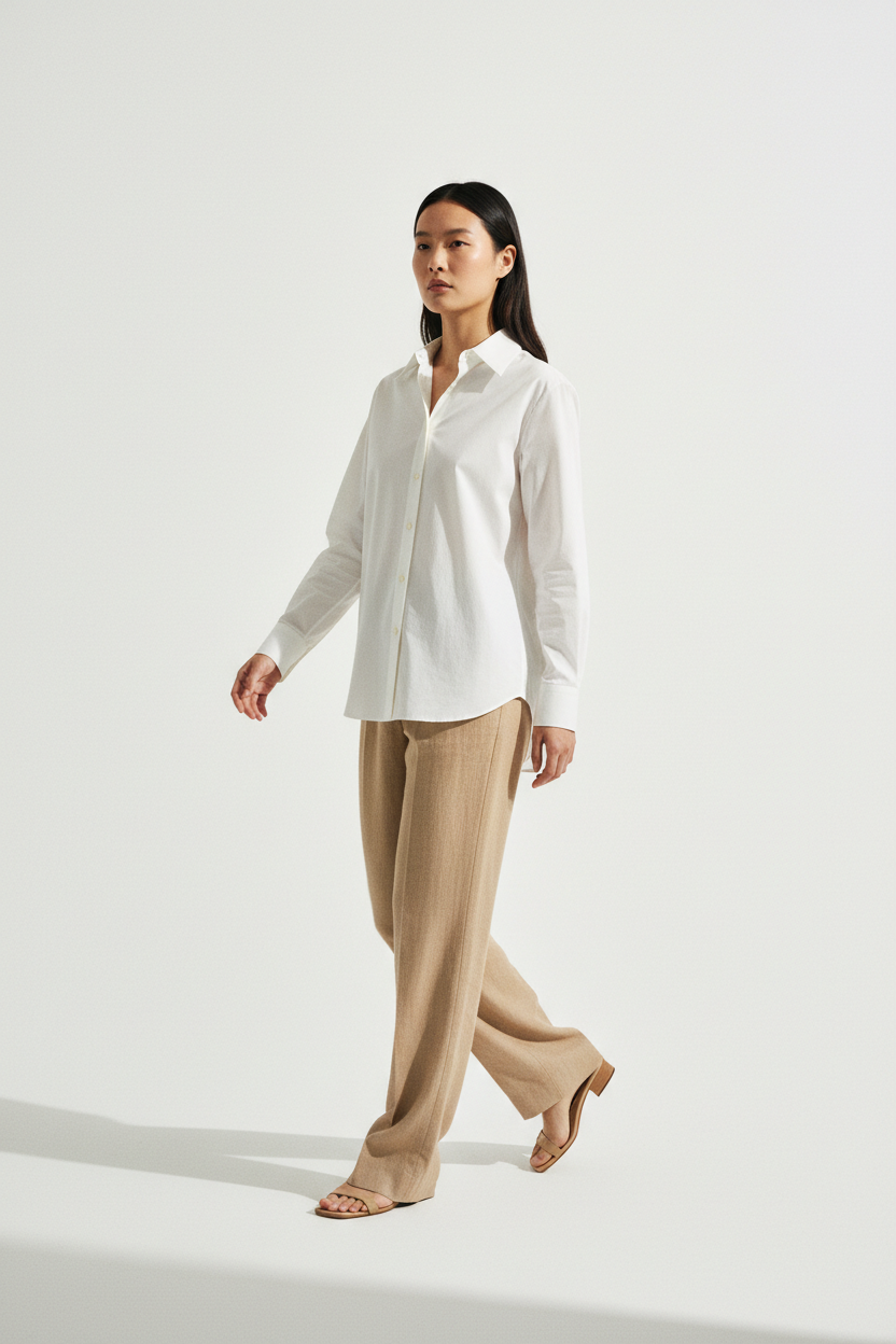 The Poplin Button-Down — Walking Frame