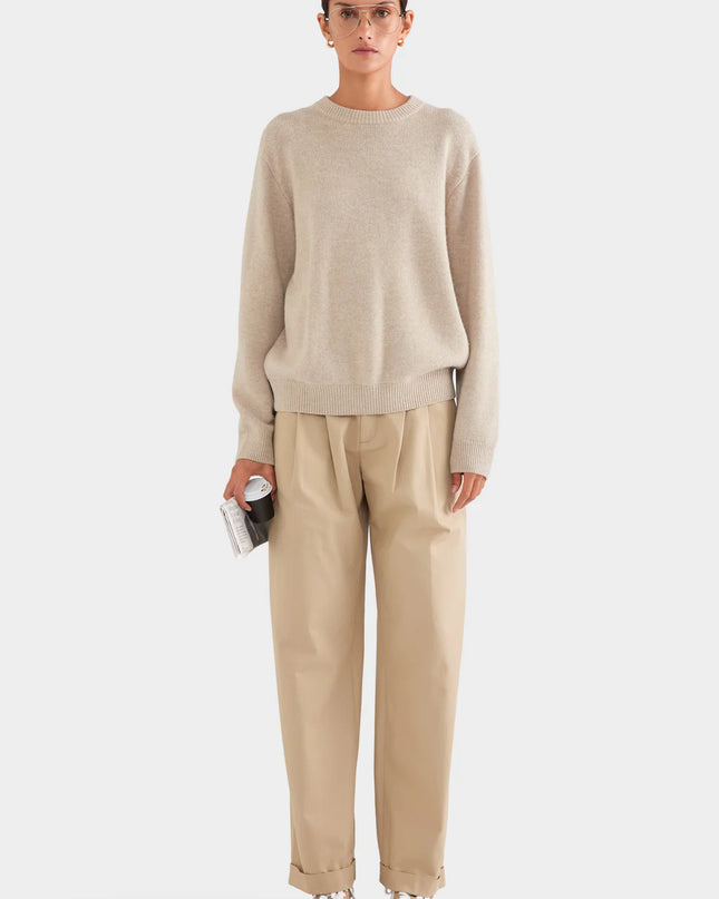 Aureline Atelier Cashmere Sweater - Sand