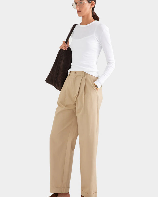 Atelier Verve Relaxed Trousers - Sand
