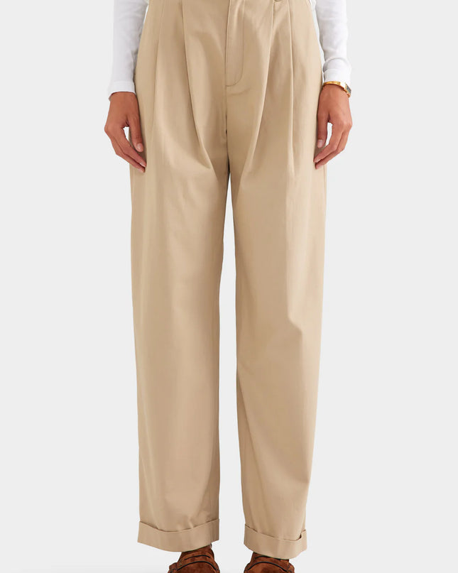 Atelier Verve Relaxed Trousers - Sand