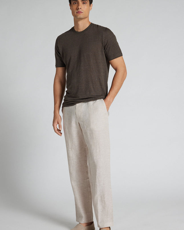 The Linen Drawstring Trouser