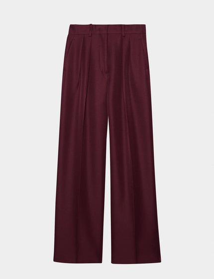 Maison Celeste Relaxed Trousers - Burgundy