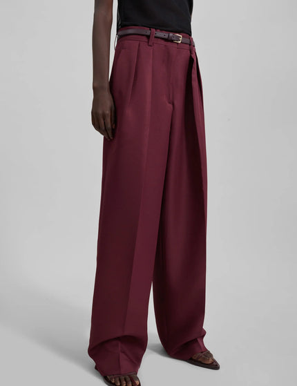 Maison Celeste Relaxed Trousers - Burgundy