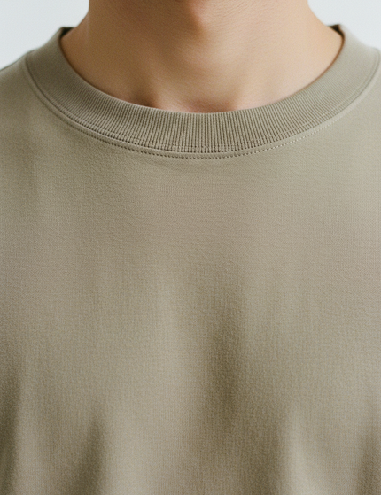 Fabric Detail Crop — Stone