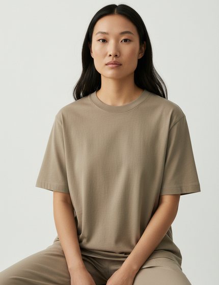 Seated Editorial — Stone