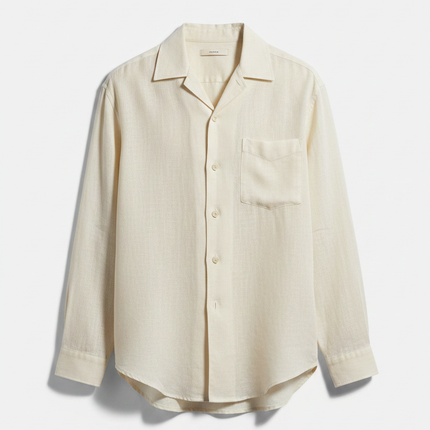 Standalone Packshot – The Linen Camp Shirt