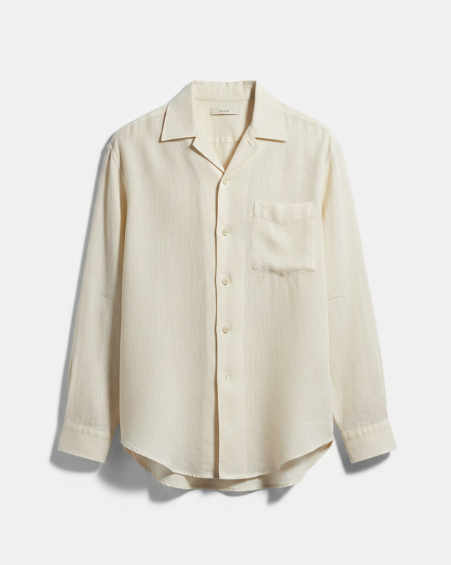 Standalone Packshot – The Linen Camp Shirt