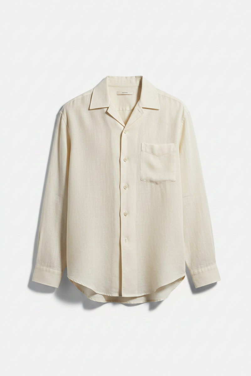 Standalone Packshot – The Linen Camp Shirt