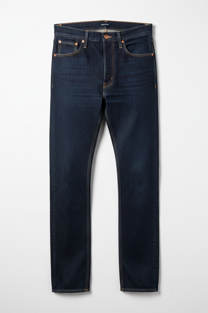 Standalone Packshot — The Straight-Leg Jean, Indigo