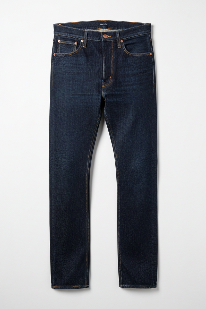 Standalone Packshot — The Straight-Leg Jean, Indigo