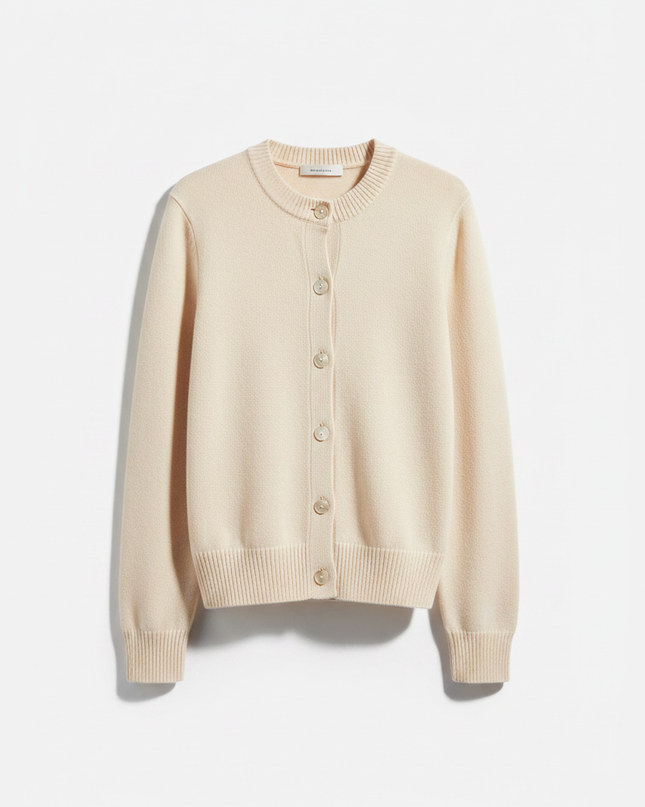 The Cardigan — Bone Packshot