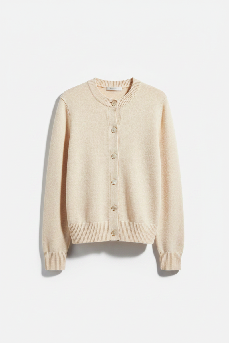 The Cardigan — Bone Packshot