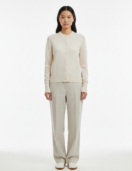 The Cardigan — Front Full-Body Editorial
