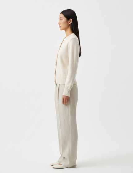 The Cardigan — Side Profile Editorial