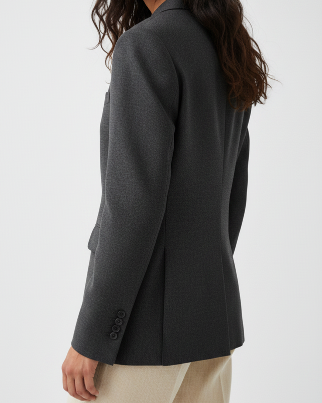 The Column Blazer — Back Detail