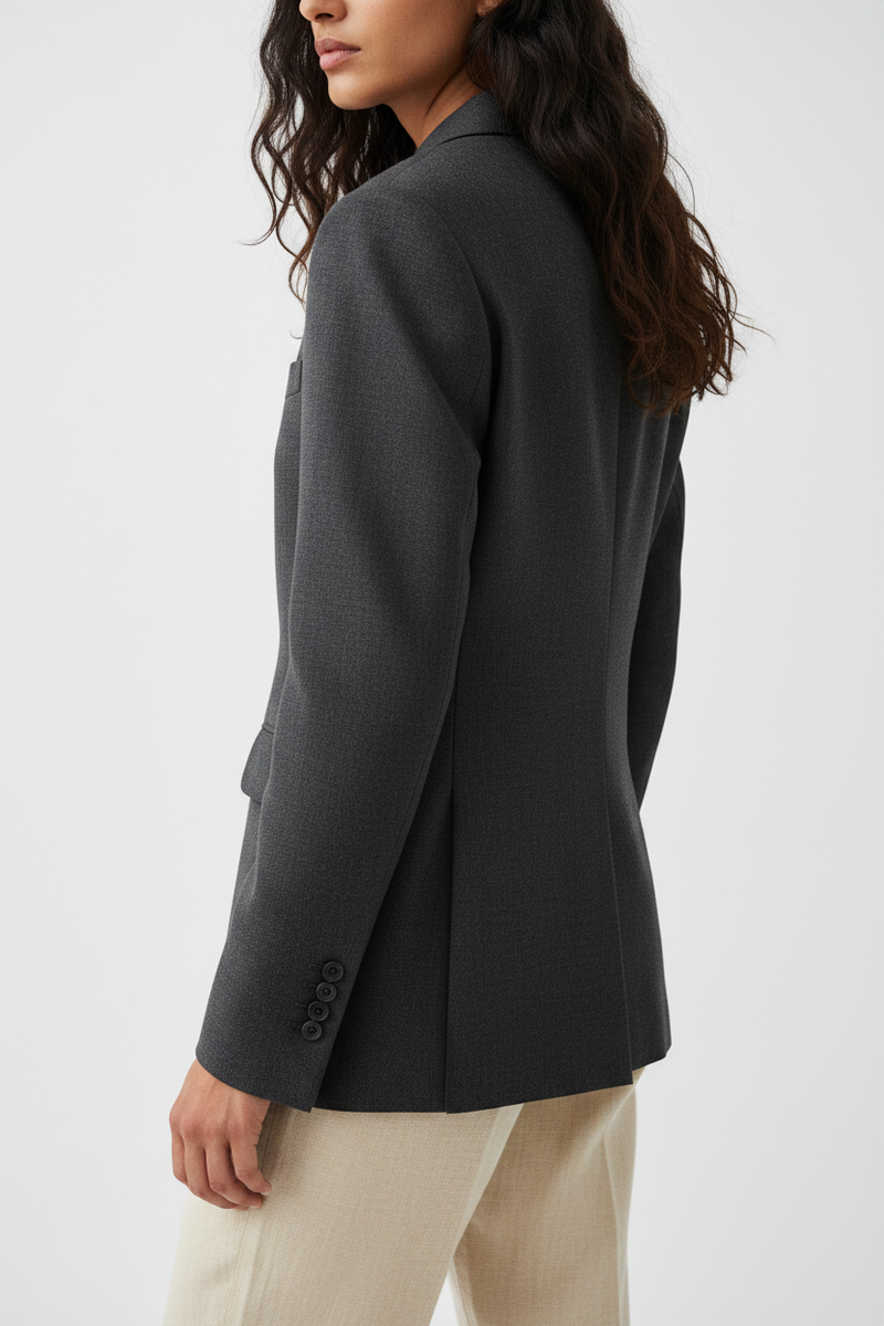 The Column Blazer — Back Detail