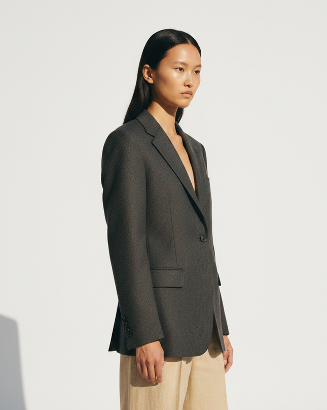The Column Blazer — Side Profile