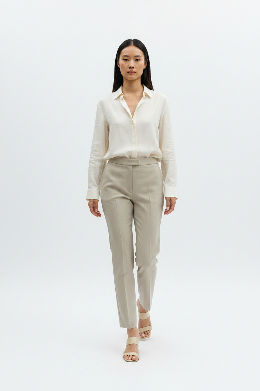 The Cropped Trouser — Walking Motion Editorial