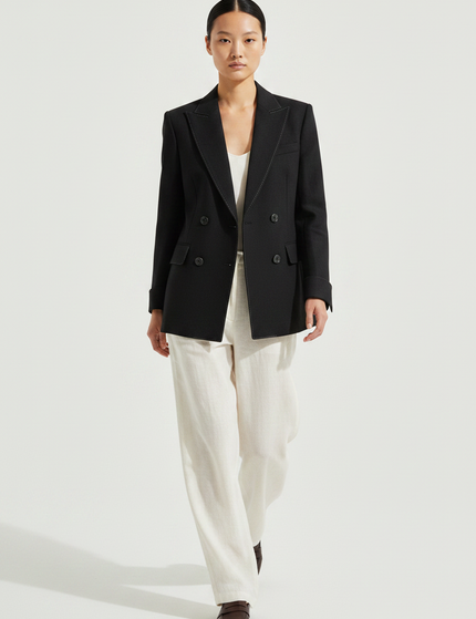 The Double-Breasted Blazer – Walking Motion