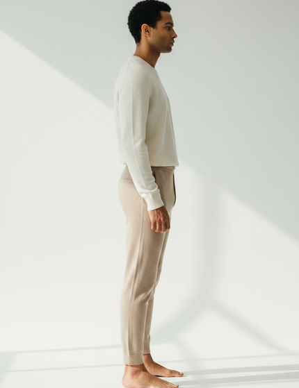 The Knit Pant — Side Profile