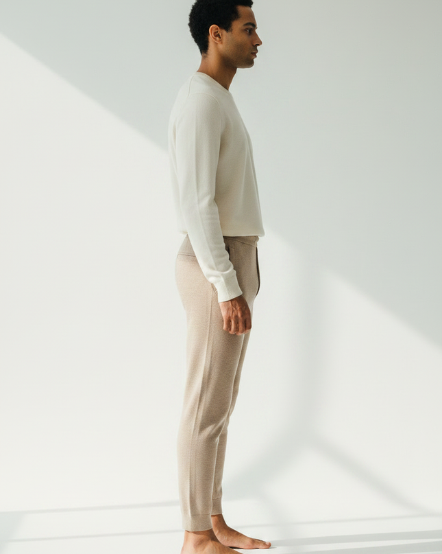 The Knit Pant — Side Profile