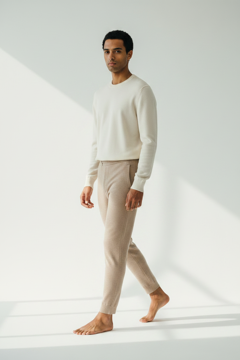 The Knit Pant — Walking Motion