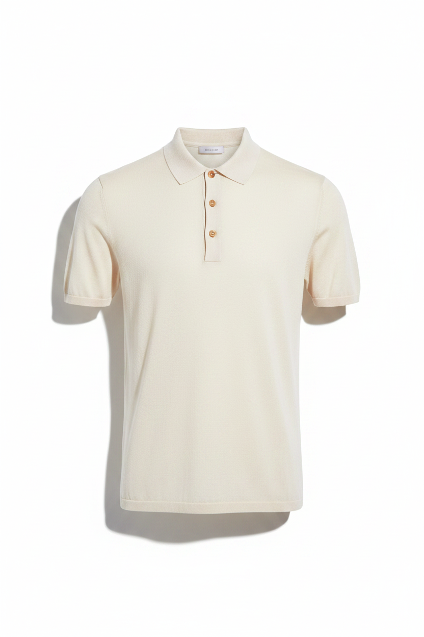 The Knit Polo — Standalone Packshot