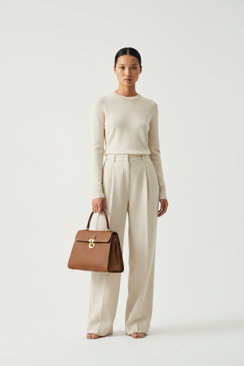 The Medici Bag — Model Front Full-Body