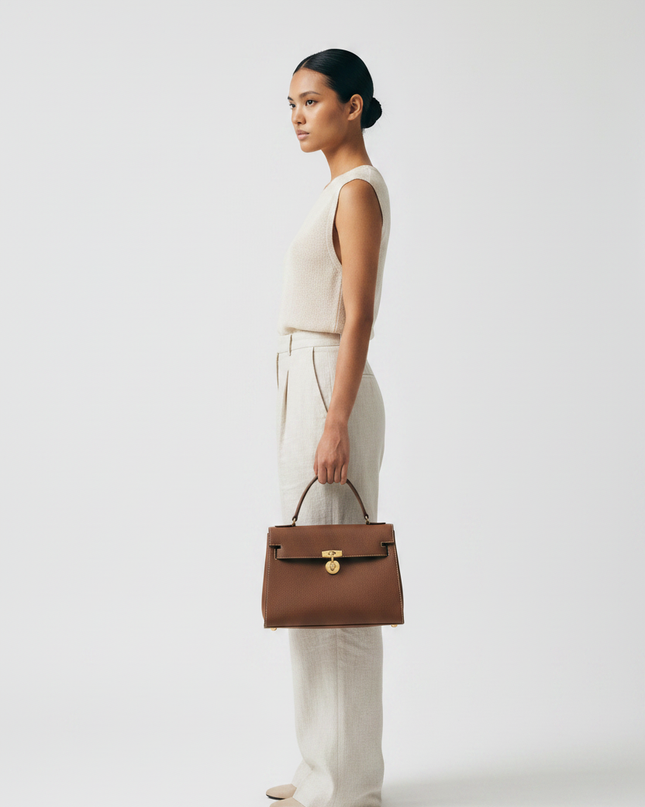 The Medici Bag — Model Side Profile