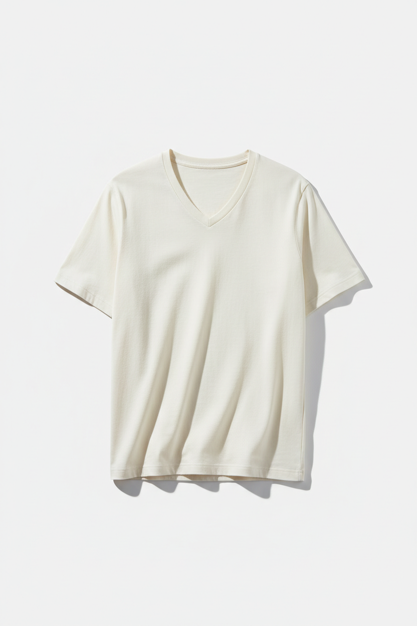 The Mid-Weight V-Neck — Packshot