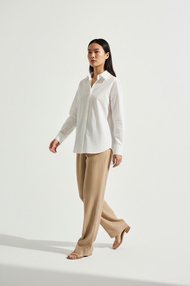 The Poplin Button-Down — Walking Frame