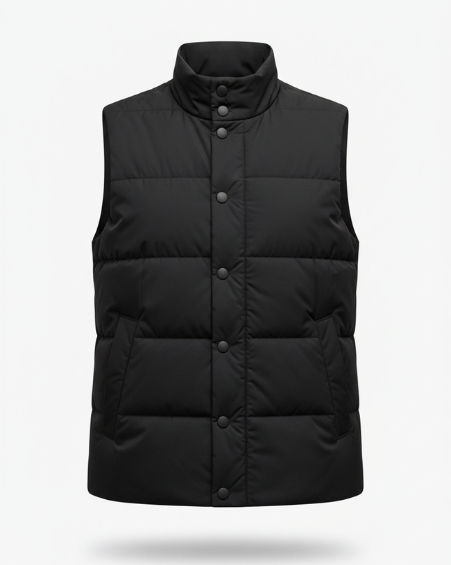 The Quilted Vest — Standalone Packshot
