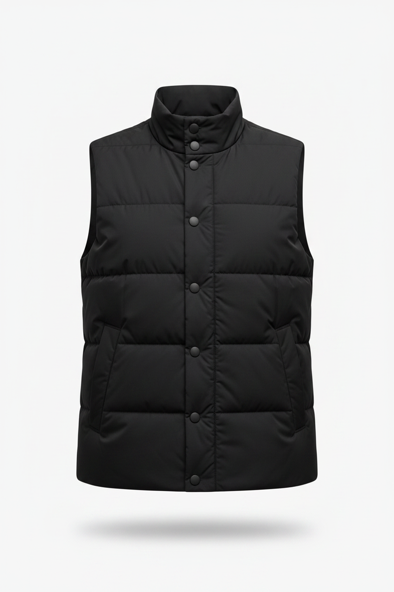 The Quilted Vest — Standalone Packshot