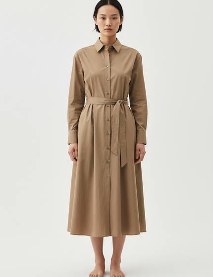 The Shirt Dress — Front Full Body