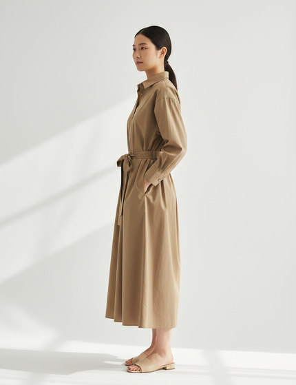 The Shirt Dress — Side Profile
