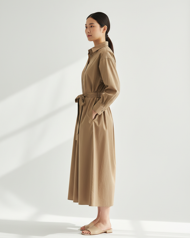 The Shirt Dress — Side Profile