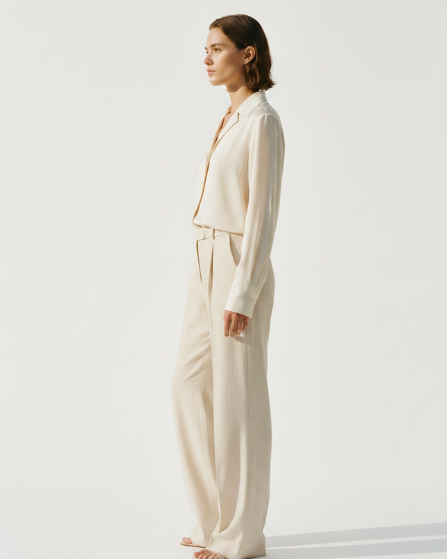 The Silk Blouse — Side Profile