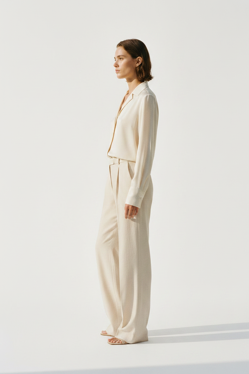 The Silk Blouse — Side Profile