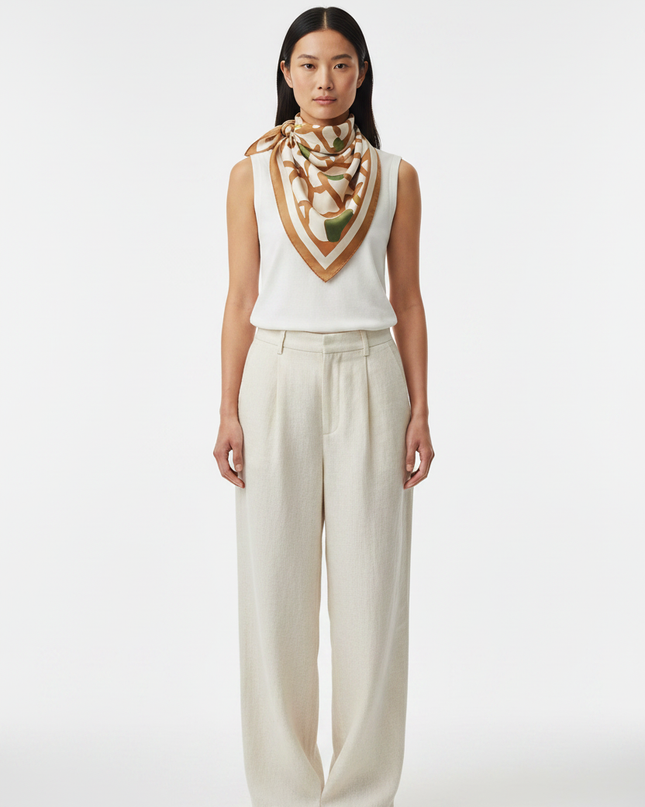 The Silk Scarf — Front Full-Body