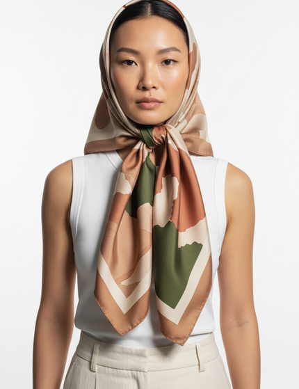 The Silk Scarf — Head Wrap Detail
