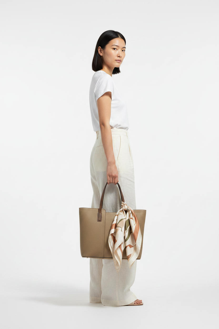 The Silk Scarf — Tote Styling