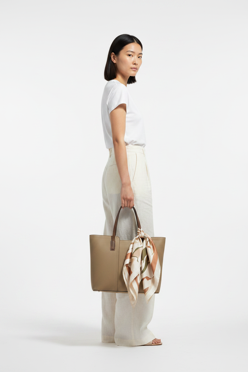 The Silk Scarf — Tote Styling