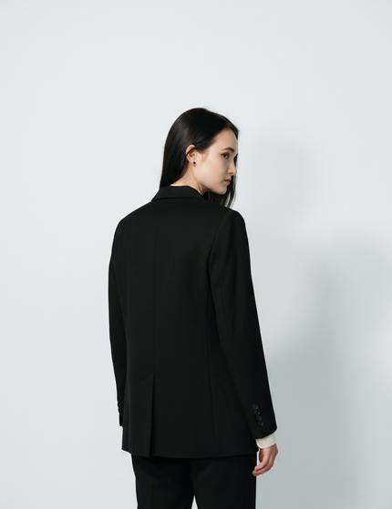 The Single-Breasted Blazer — Back Angle