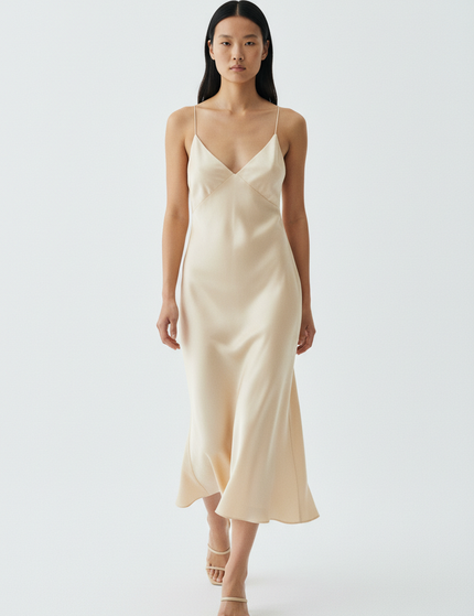 The Slip Dress — Walking Motion, Bone