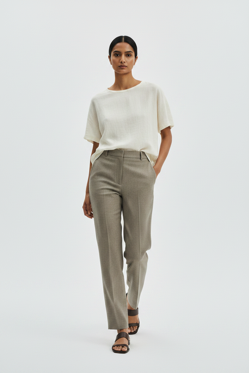 The Straight-Leg Trouser — Walking Motion