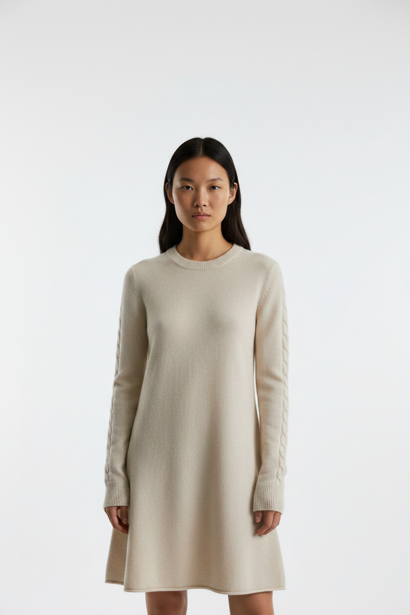 The Sweater Dress – Front Full-Body