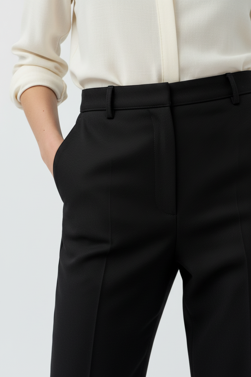 The Tailored Trouser, Straight — Fabric Detail