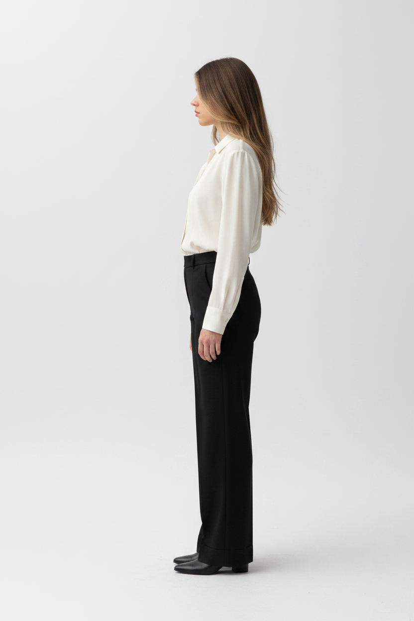 The Tailored Trouser, Straight — Side Profile