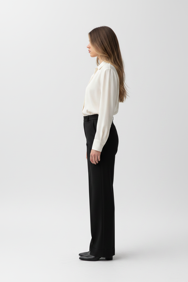 The Tailored Trouser, Straight — Side Profile
