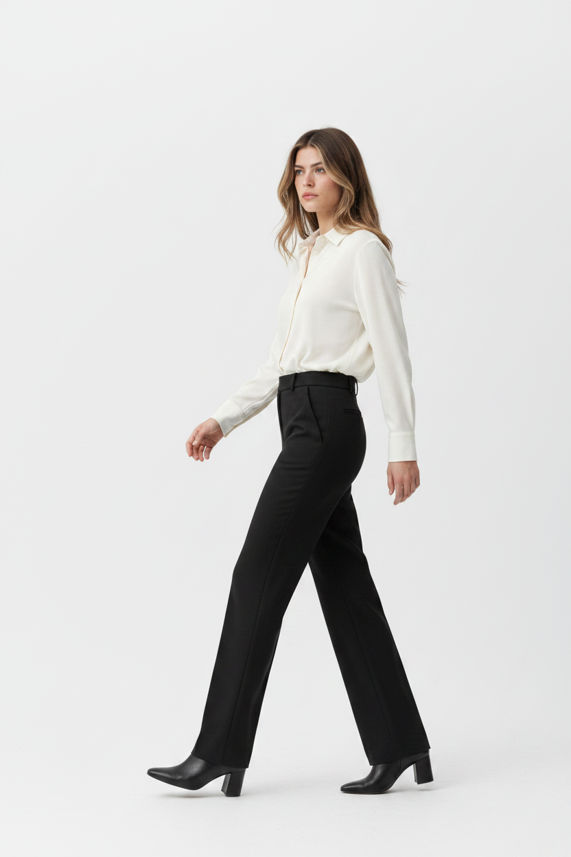 The Tailored Trouser, Straight — Walking Motion
